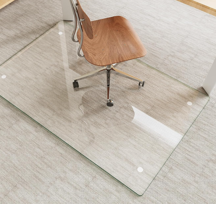 Tempered Glass Floor Protection Mat