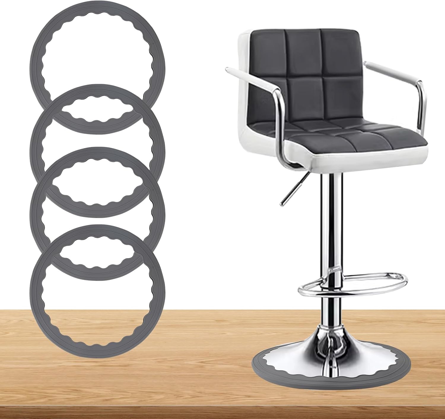 Round Base Floor Protectors for Stools