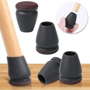 Small Felt Chair Leg Protectors, 16 Pack